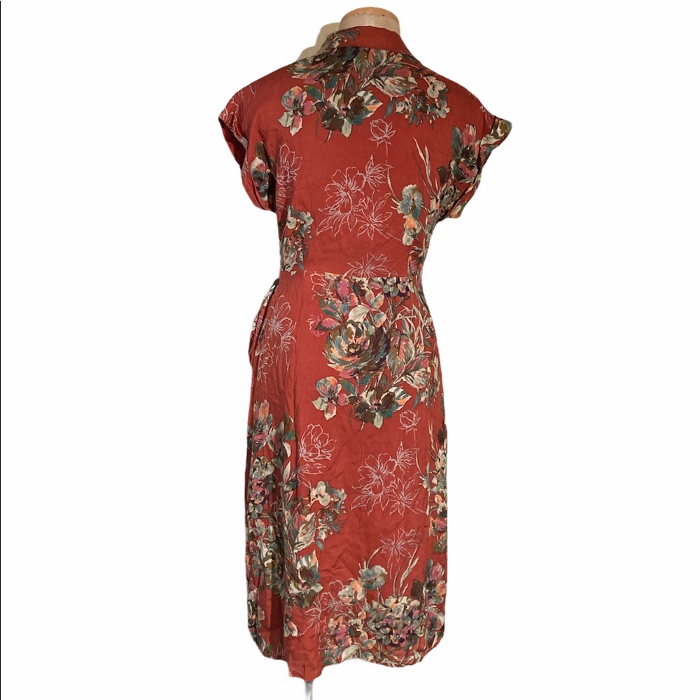 Anthropologie Skies are Blue Wrap Dress Size XS - Picture 3 of 10